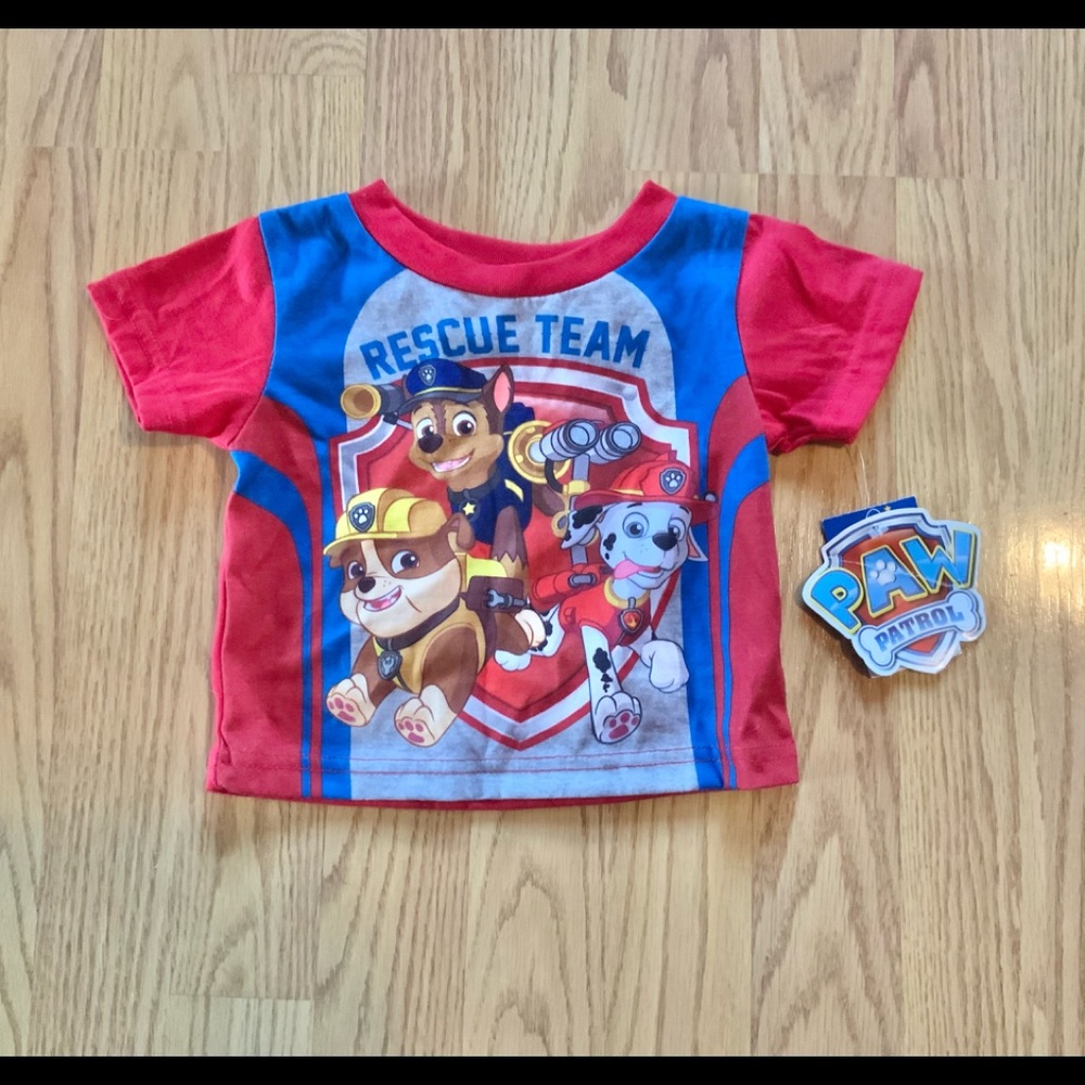 Paw Patrol Rescue Team Infant Tee, 12months